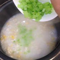 玉米鸡蓉粥的做法步骤11