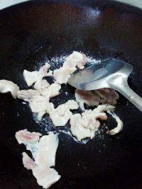 五花肉炒四季豆的做法步骤5