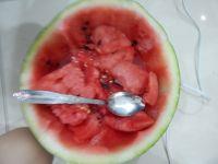 蜜豆西瓜刨冰的做法步骤1